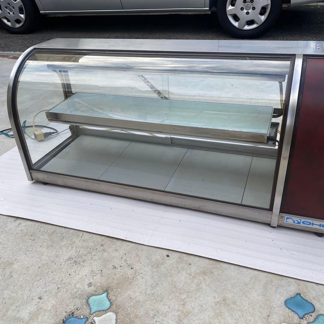 冷蔵ショーケース 卓上タイプ 自然対流方式 後引戸 店舗カフェ
