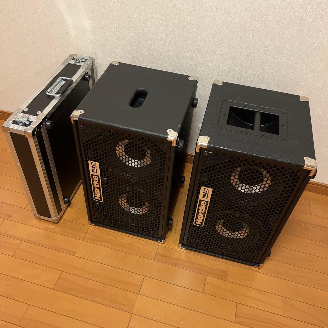Hartke ベースアンプ　LH1000・HD210・HL210 高出力セット