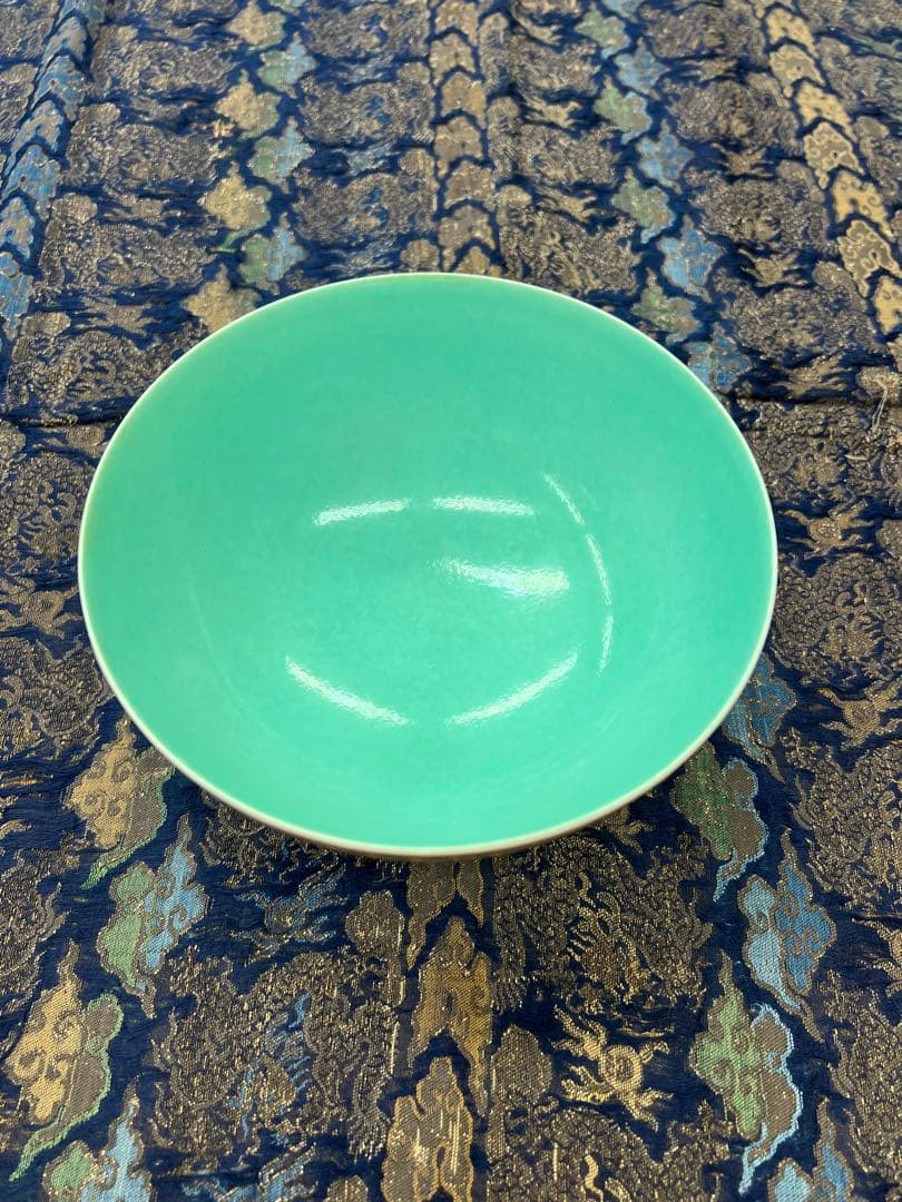 中国大清道光年製碗　唐物古美術品　江戸アンティーク骨董コレクション青磁