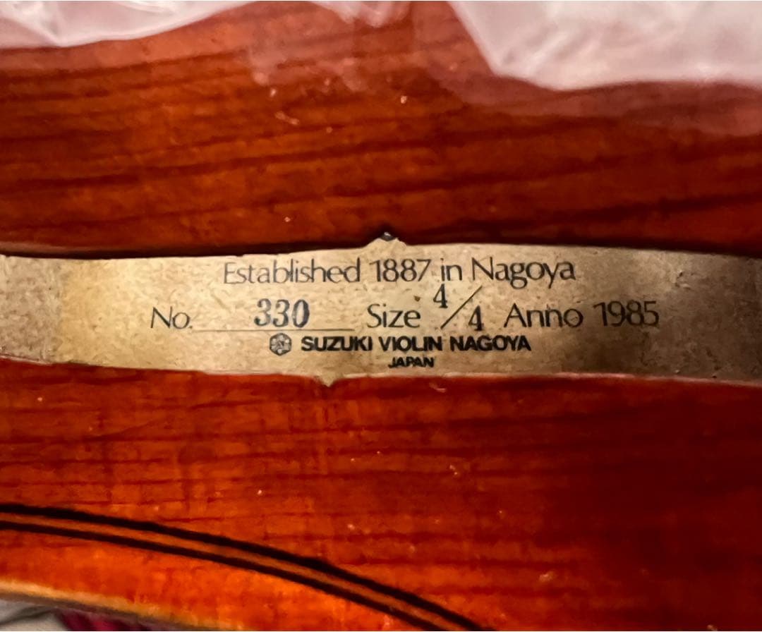美品✨ 鈴木バイオリン 330 4/4 SUZUKI VIOLIN