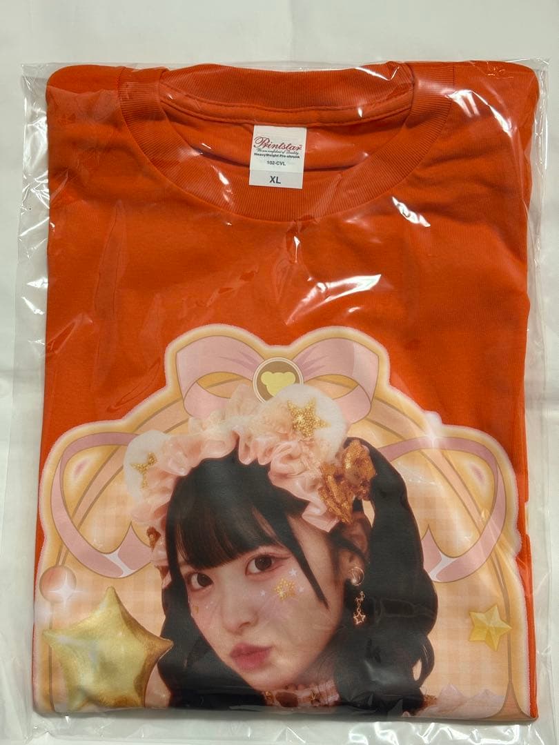 【新品】iLIFE! 小熊まむ 生誕ロンT オレンジ XL