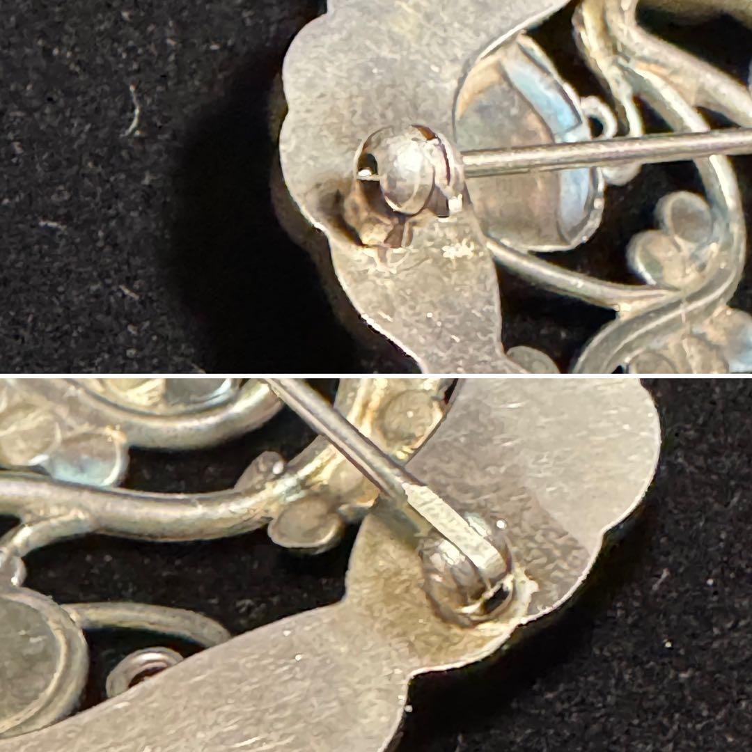 北欧ヴィンテージ GEROGブルームーンストーンブローチ