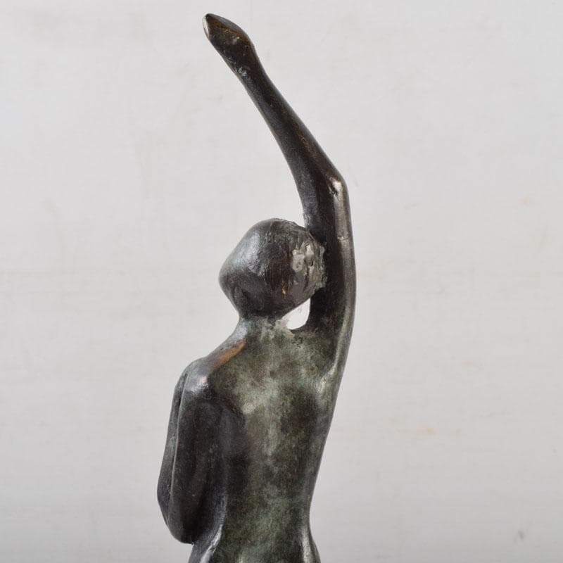 ブロンズ像　裸婦像　女性像　置物　約1.2kg　C　9070