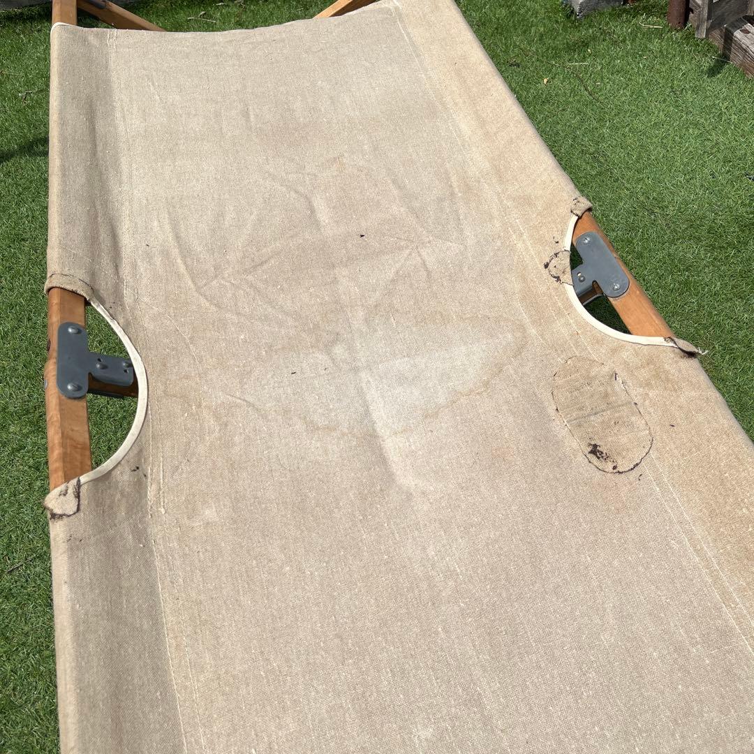 ヴィンテージ軍折りたたみコット