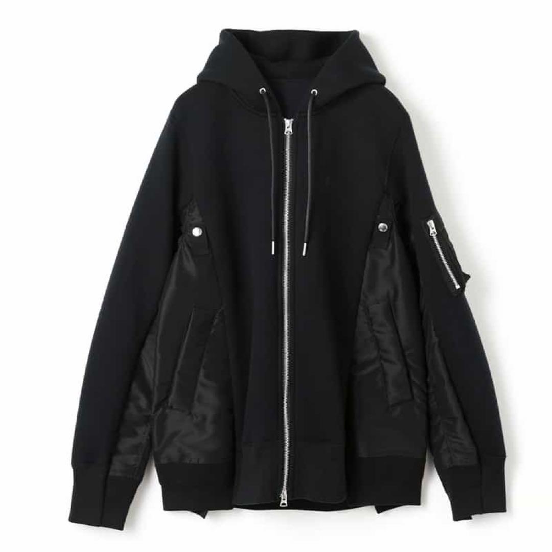 トップス Sacai Sponge Sweat Hoodie /Size1