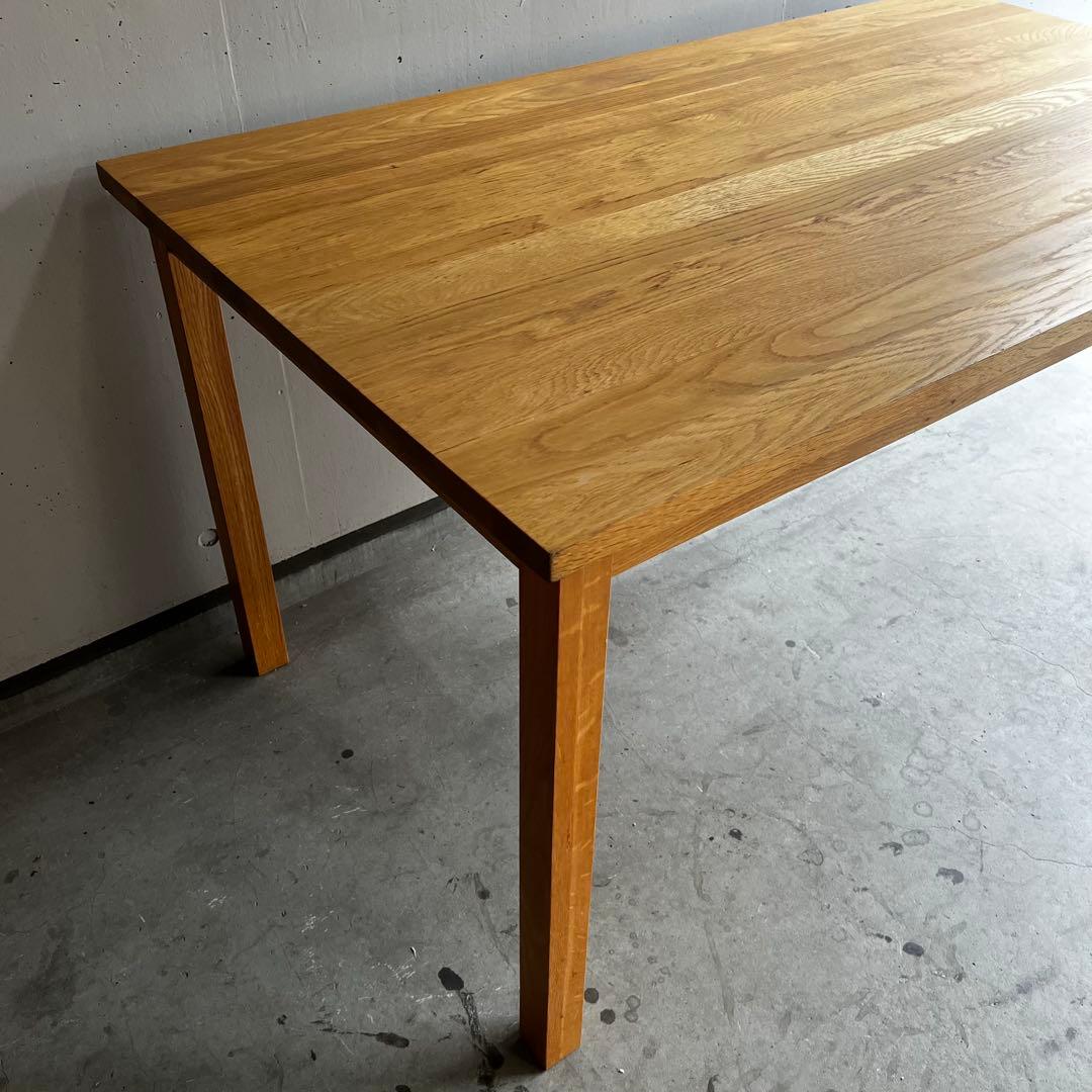 Sally★無印 無垢材ダイニングテーブル・オーク材・幅１４０ｃｍ