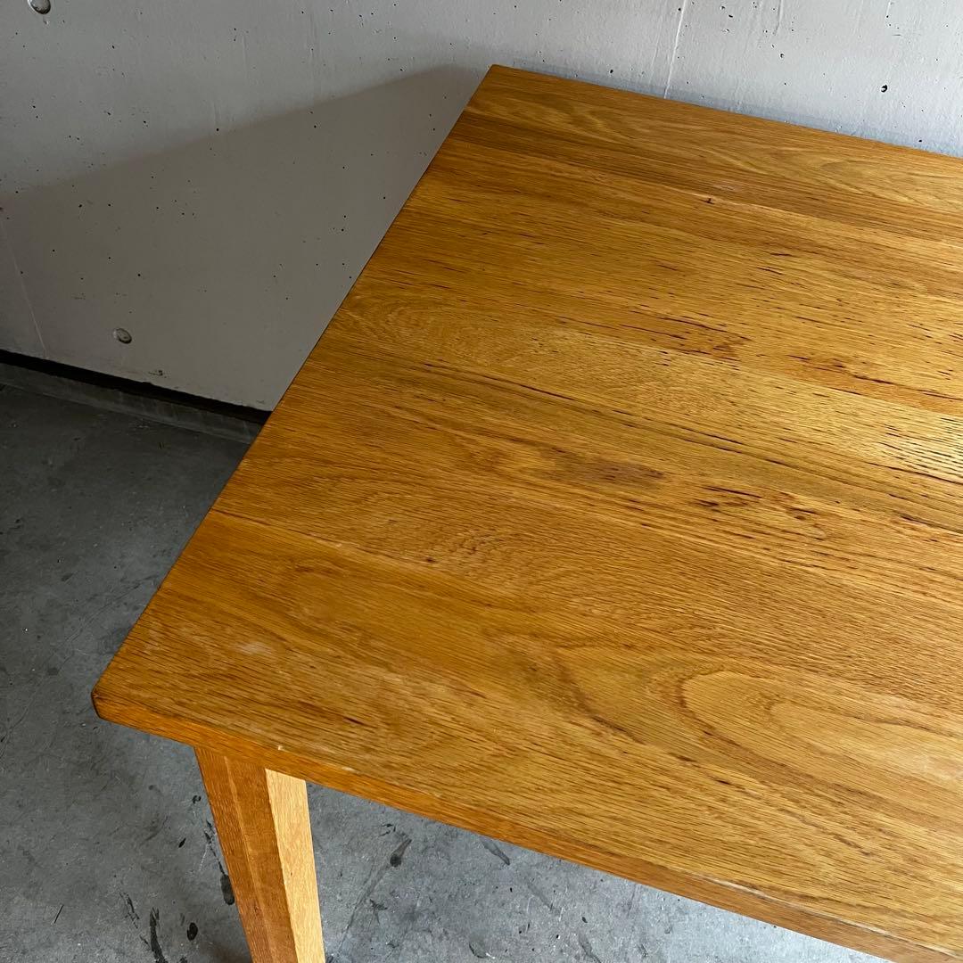Sally★無印 無垢材ダイニングテーブル・オーク材・幅１４０ｃｍ