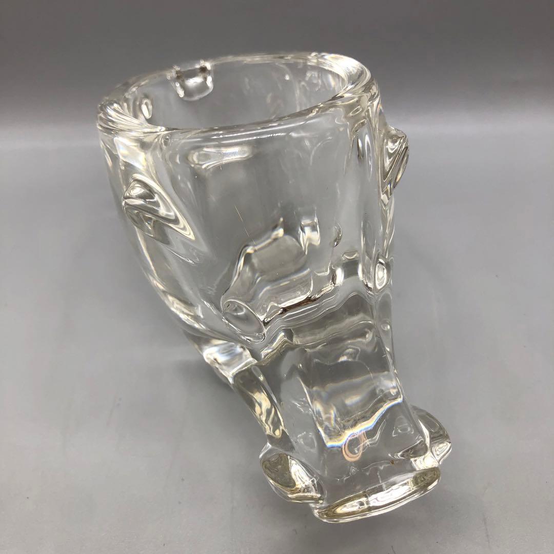 東洋佐々木ガラスクリスタル動物園シリーズ置物小物入れ犬&イノシシ&カバ3種セット