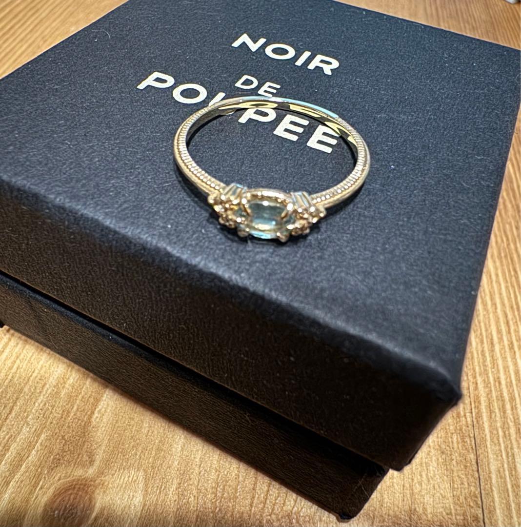 【うさ】NOIR DE POUPÉE K10ミントカイヤナイト　トパーズ