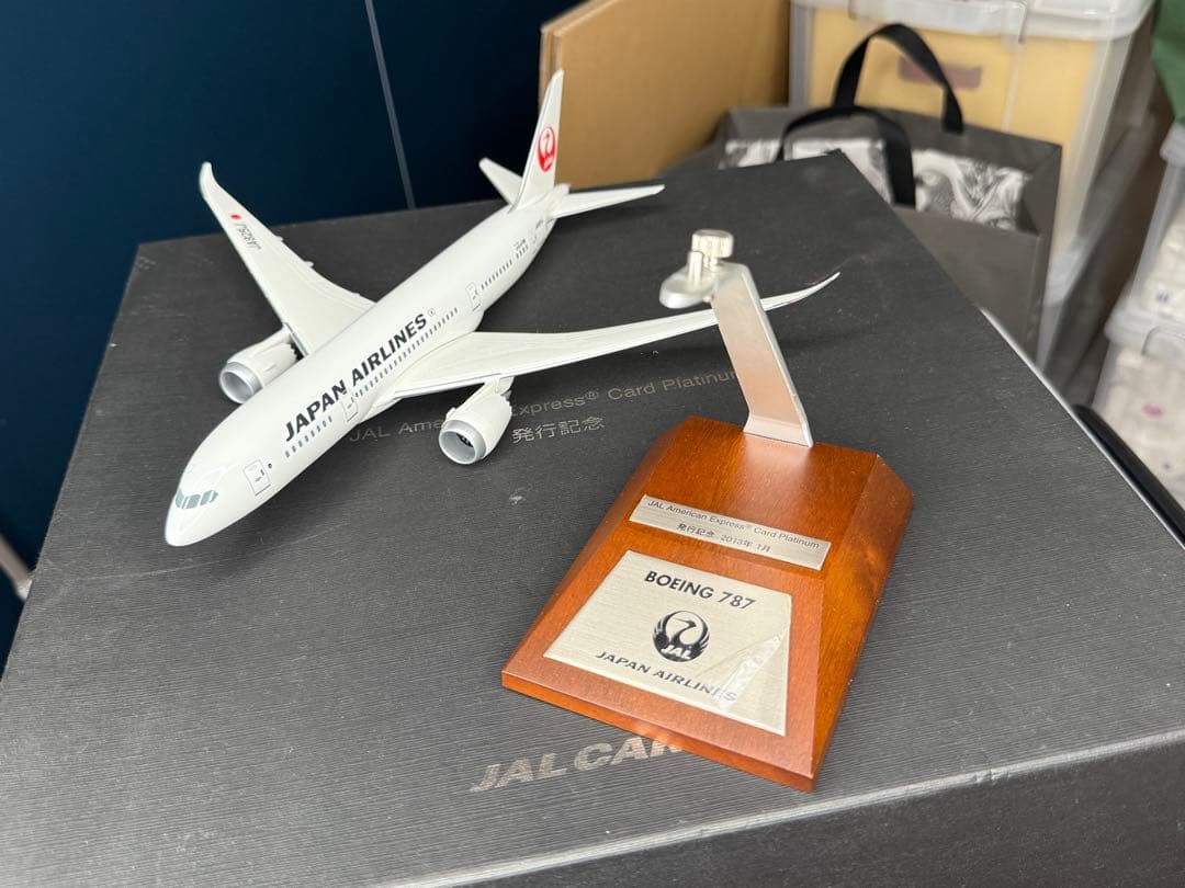 ＪＡＬ アメックスプラチナカード特典 BOEING 787 1/200 希少品