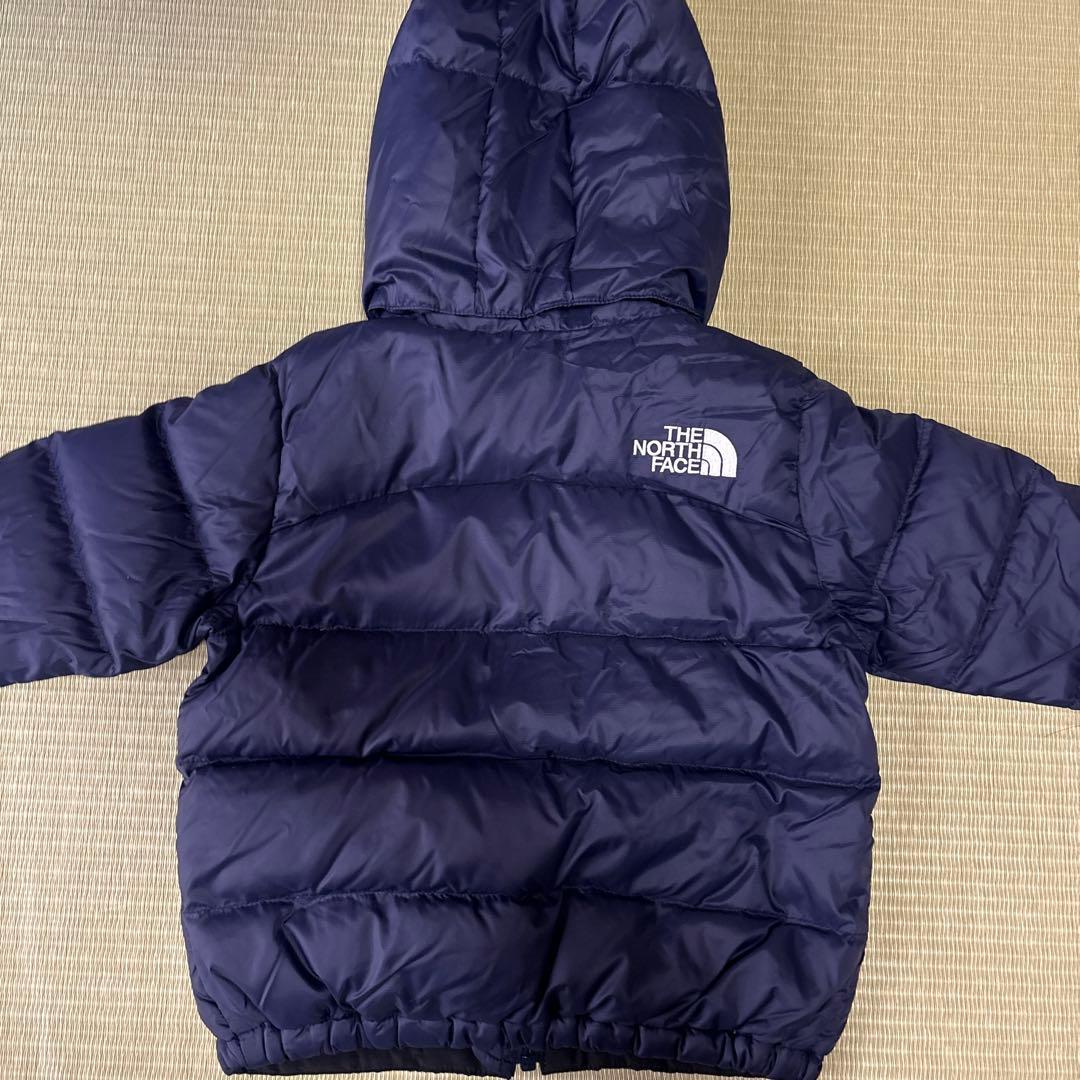 THE NORTH FACE フード付きダウンジャケット 90 ネイビー