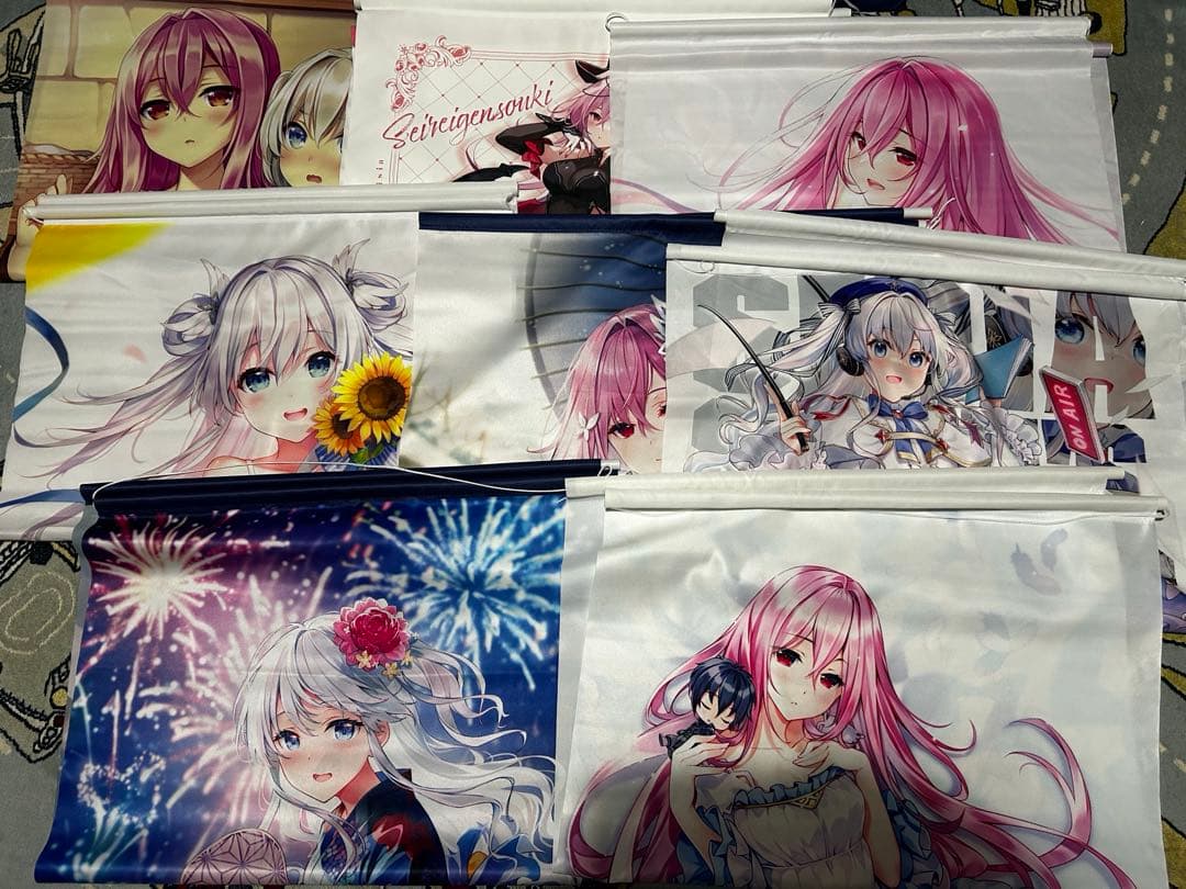 せ*ん様 精霊幻想記 タペストリー まとめ売り　16種　バラ売り可