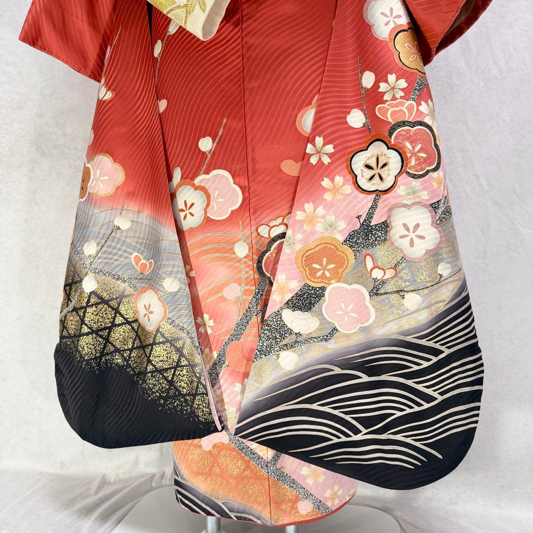 振袖フルセット　正絹　❤︎可愛い❤︎　155〜165　ピンク