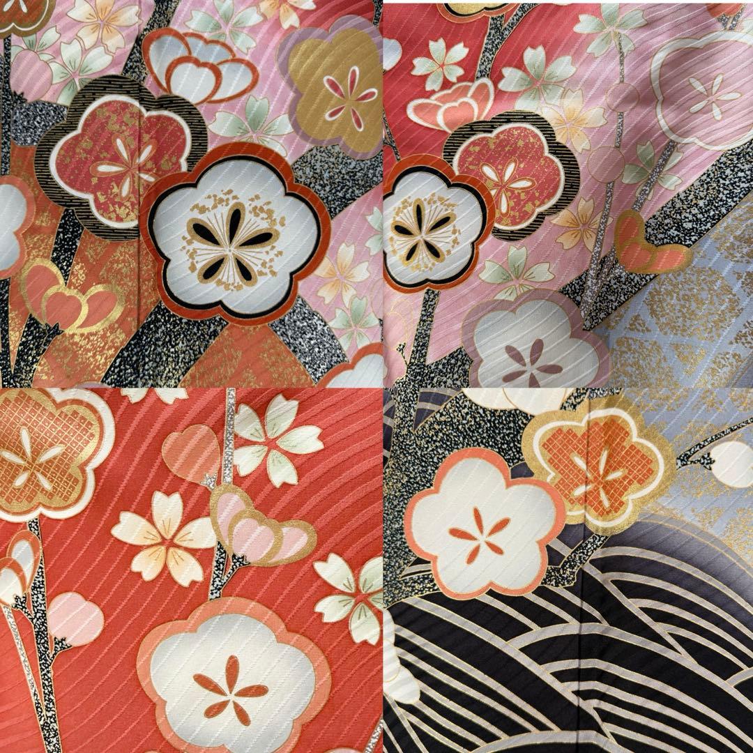 振袖フルセット　正絹　❤︎可愛い❤︎　155〜165　ピンク