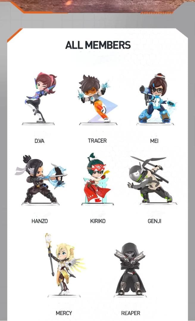 オーバーウォッチ × POP MART シリーズ