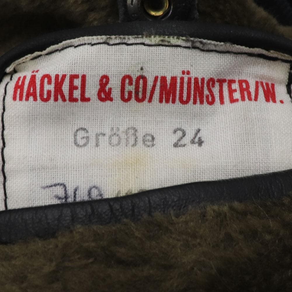 90's HACKEL&CO ドイツ警察 レザーポリスマンジャケット ライナー付