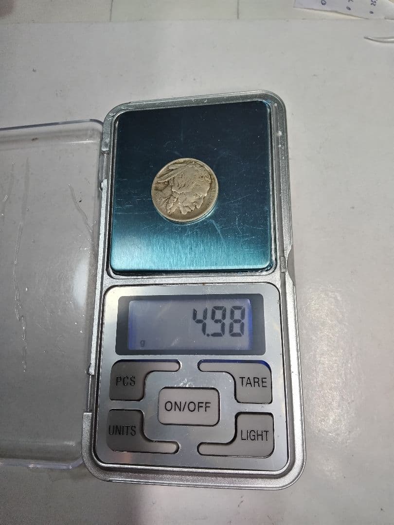 fv01 エラー硬貨 1913年-. インディアンヘッド 5セント 盛り土