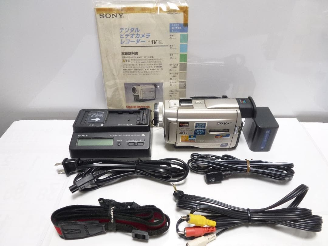 動作品 Mini DV　ソニーデジタルビデオカメラ　SONY DCR-TRV10