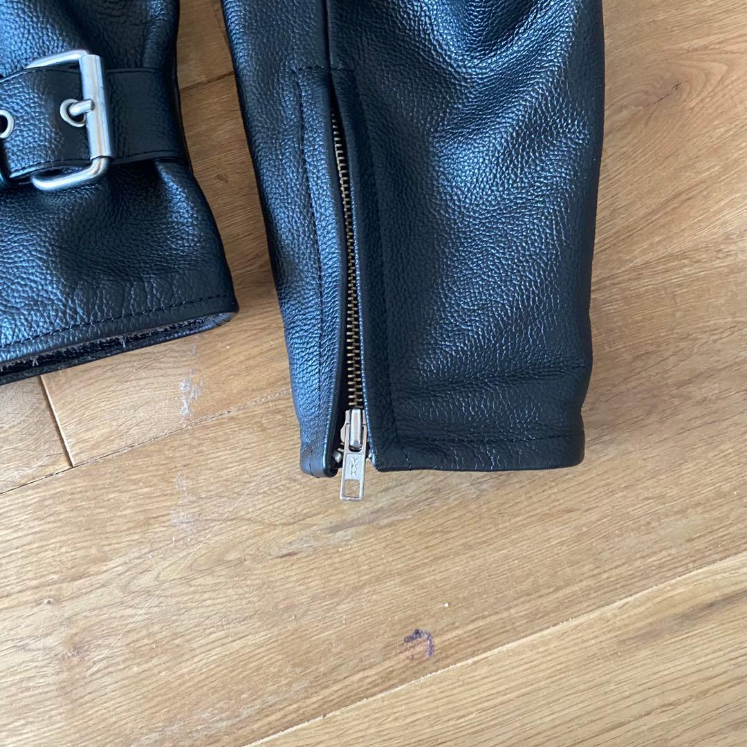 カウレザー　rookie leathers シングルライダース 革ジャン 牛革