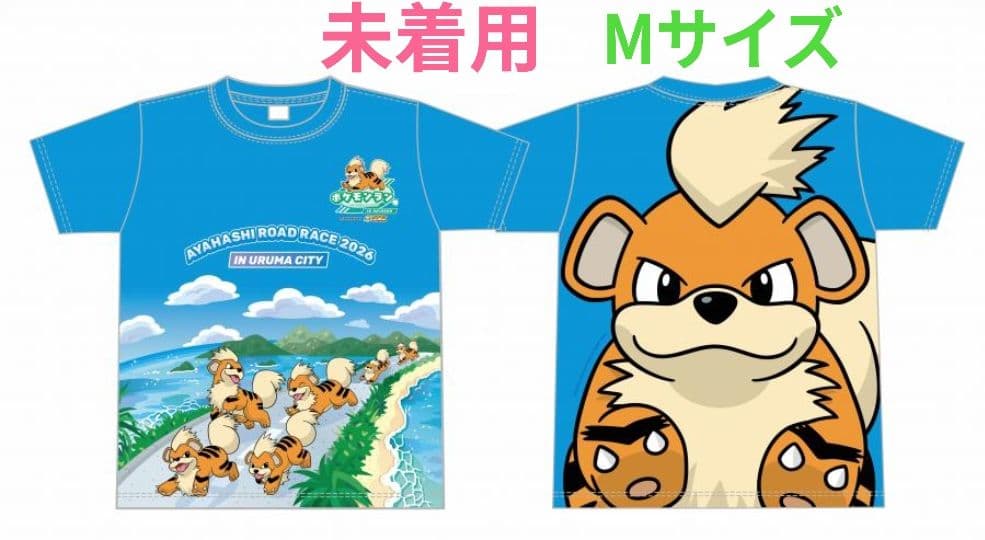 ポケモンラン 日本初開催 沖縄 ガーディ Tシャツ Mサイズ