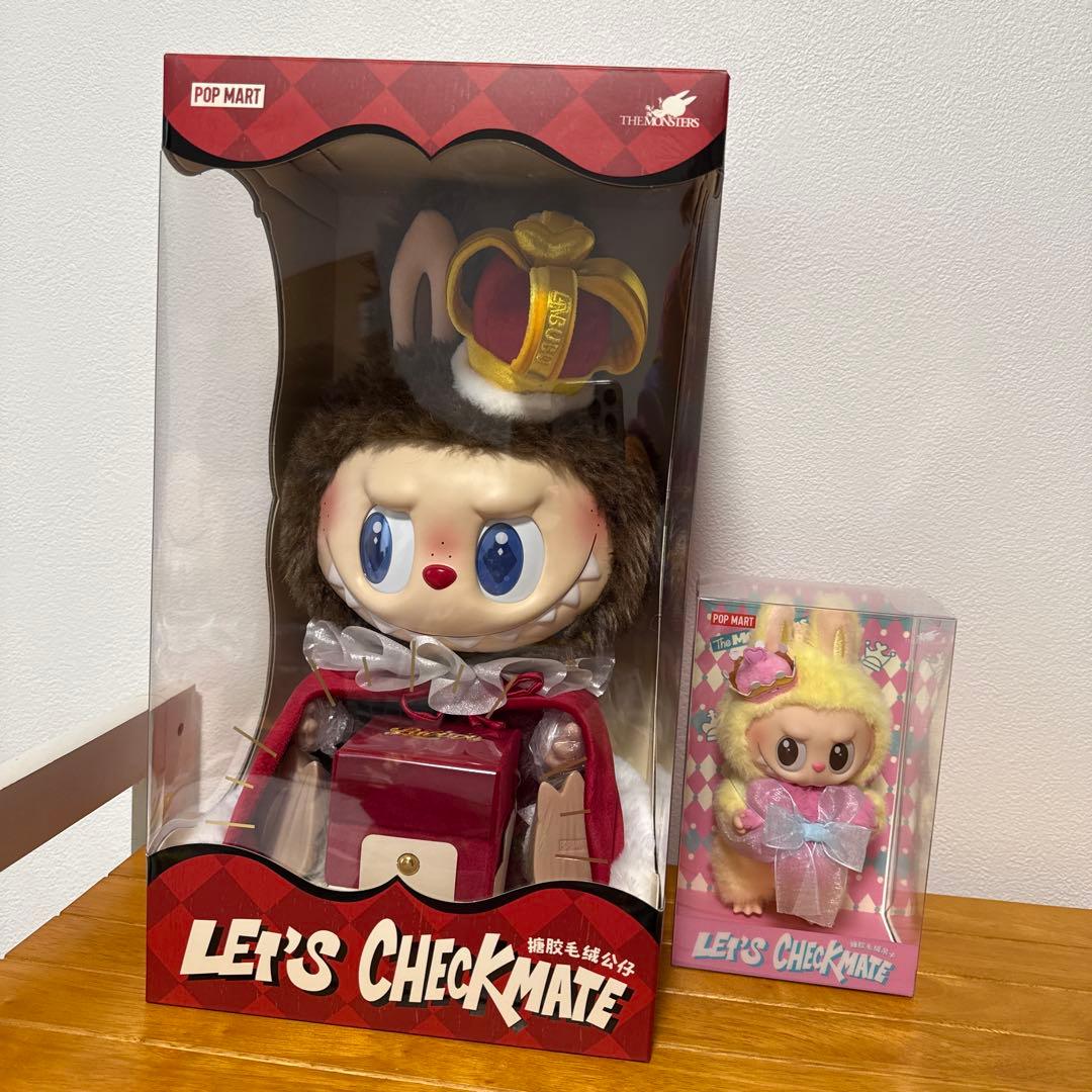 ぬいぐるみ POP MART THE MONSTER Let's Checkmate