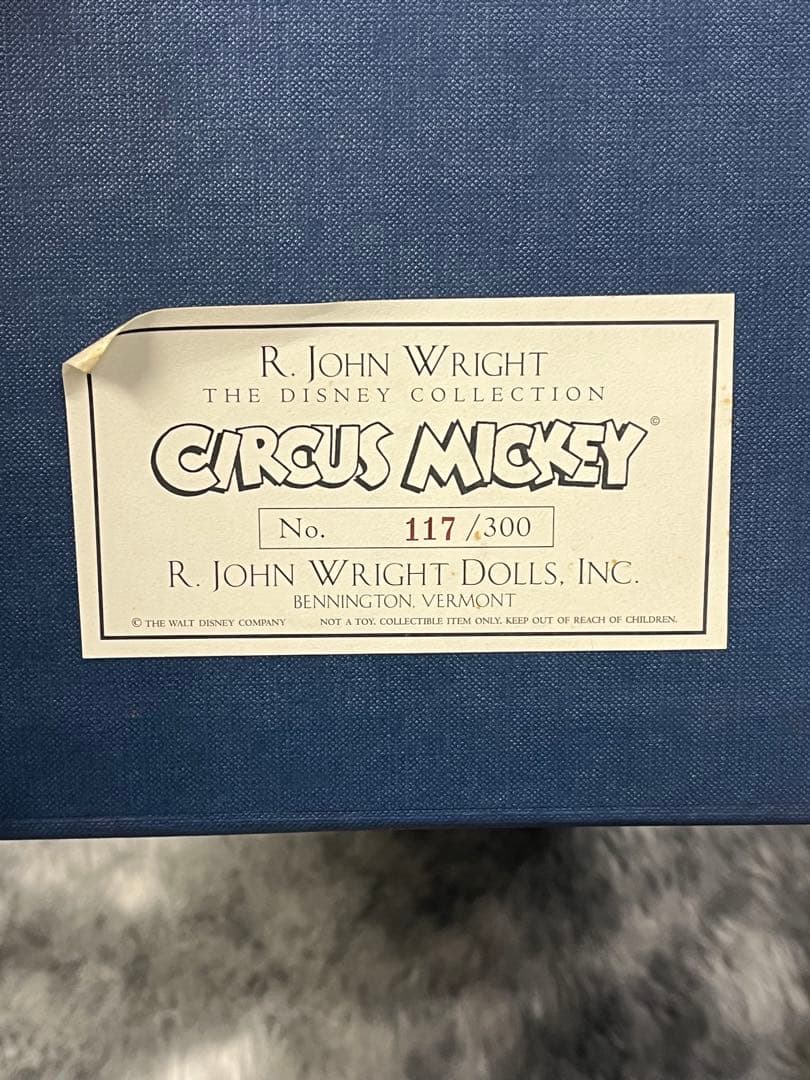 ミッキーマウス ぬいぐるみ 本体　ジョンライト　サーカーズ