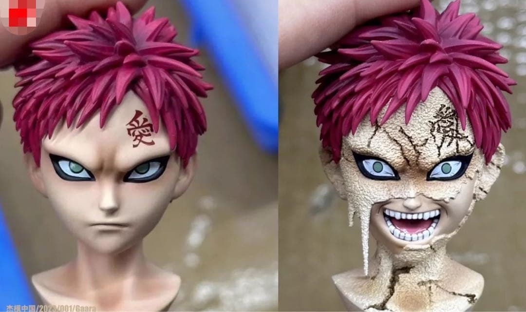ナルト 我愛羅 ガレージキット スタチュー②①