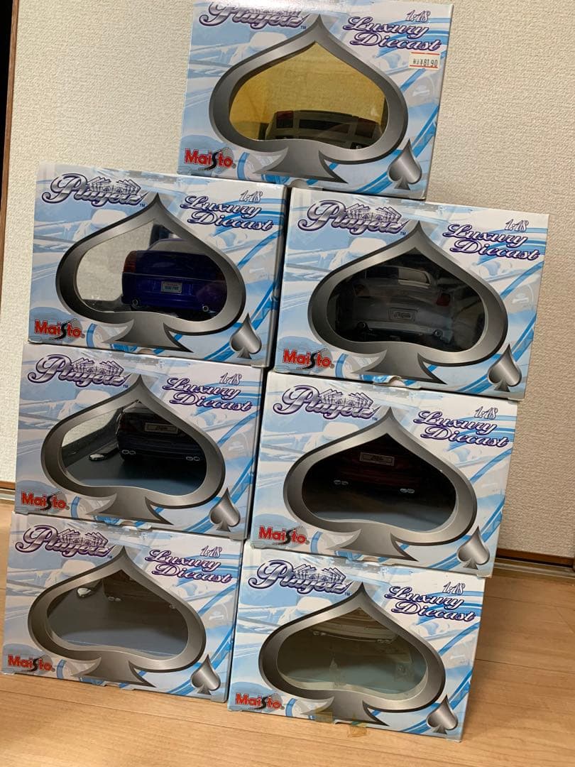 マイストプレイヤーズコレクションベンツ等　1/18Jada、7台まとめ売り！