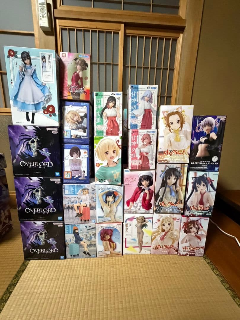 けいおん&オバロ&リコリスなど　美少女アニメプライズフィギュア23体まとめ売り