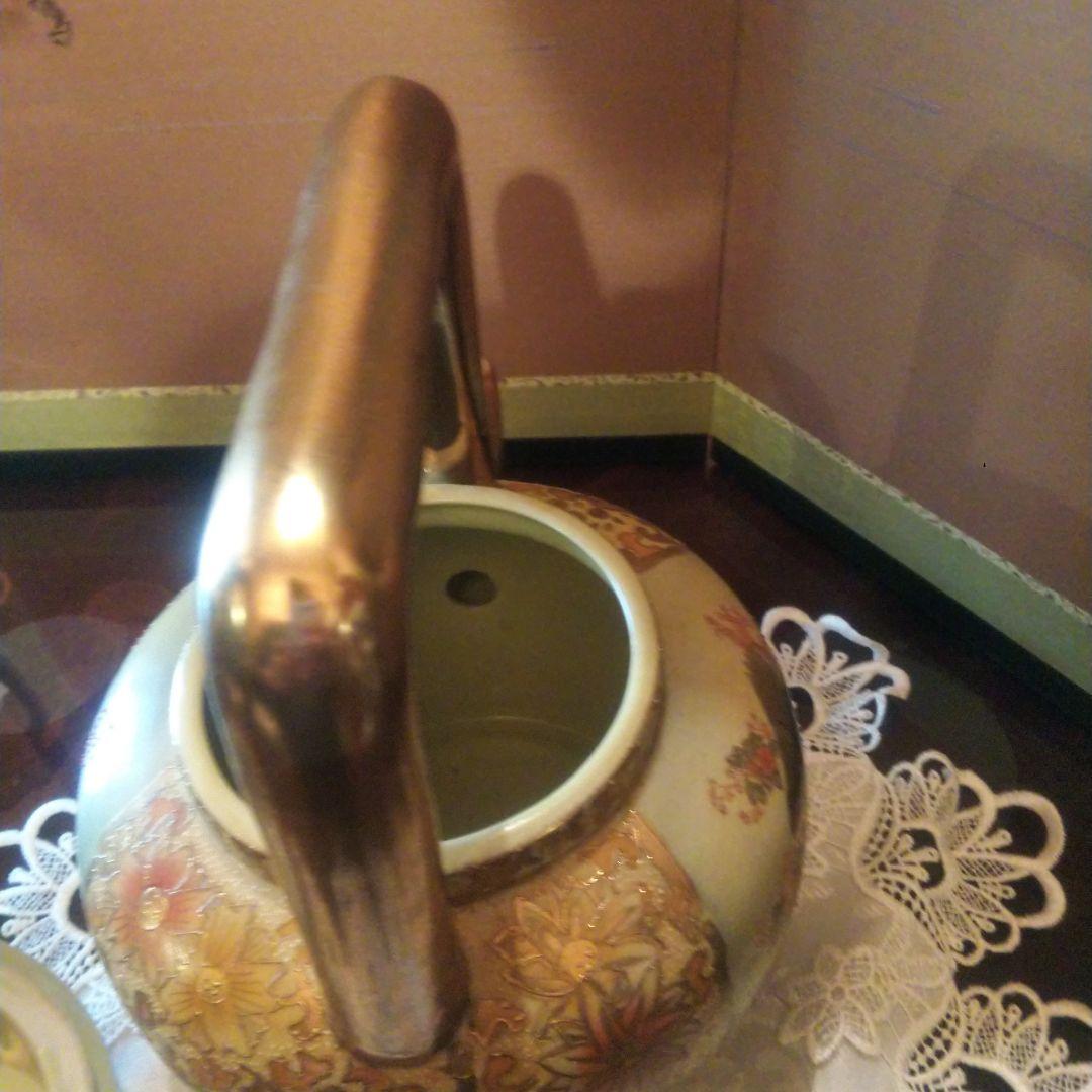 超巨大 薩摩焼 やかん？急須？ 置物 飾り 水入ります レア 珍品