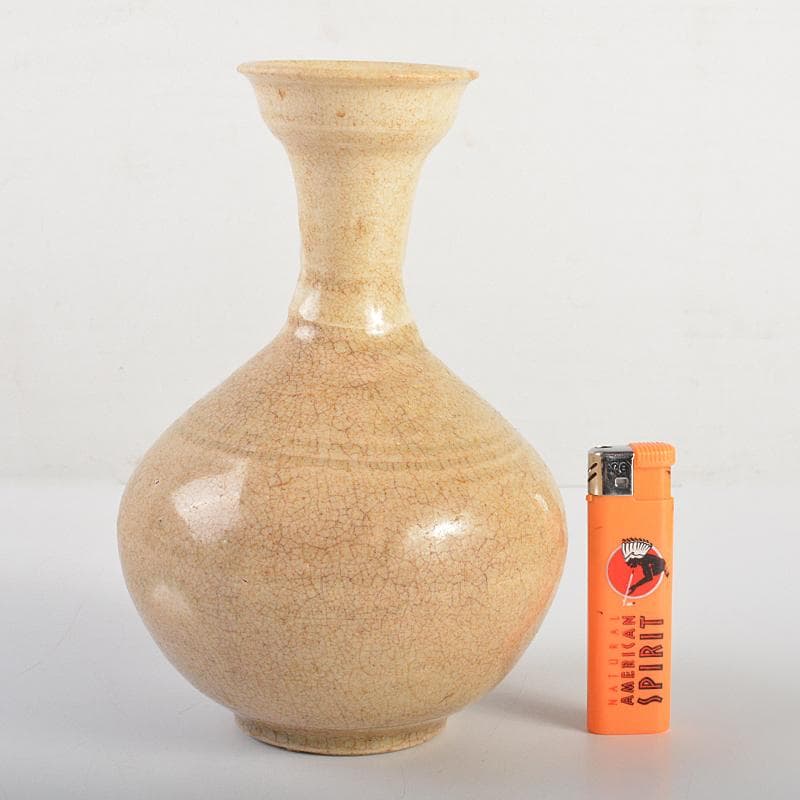 朝鮮美術　李朝　高麗白磁　碗口瓶　V　R7439