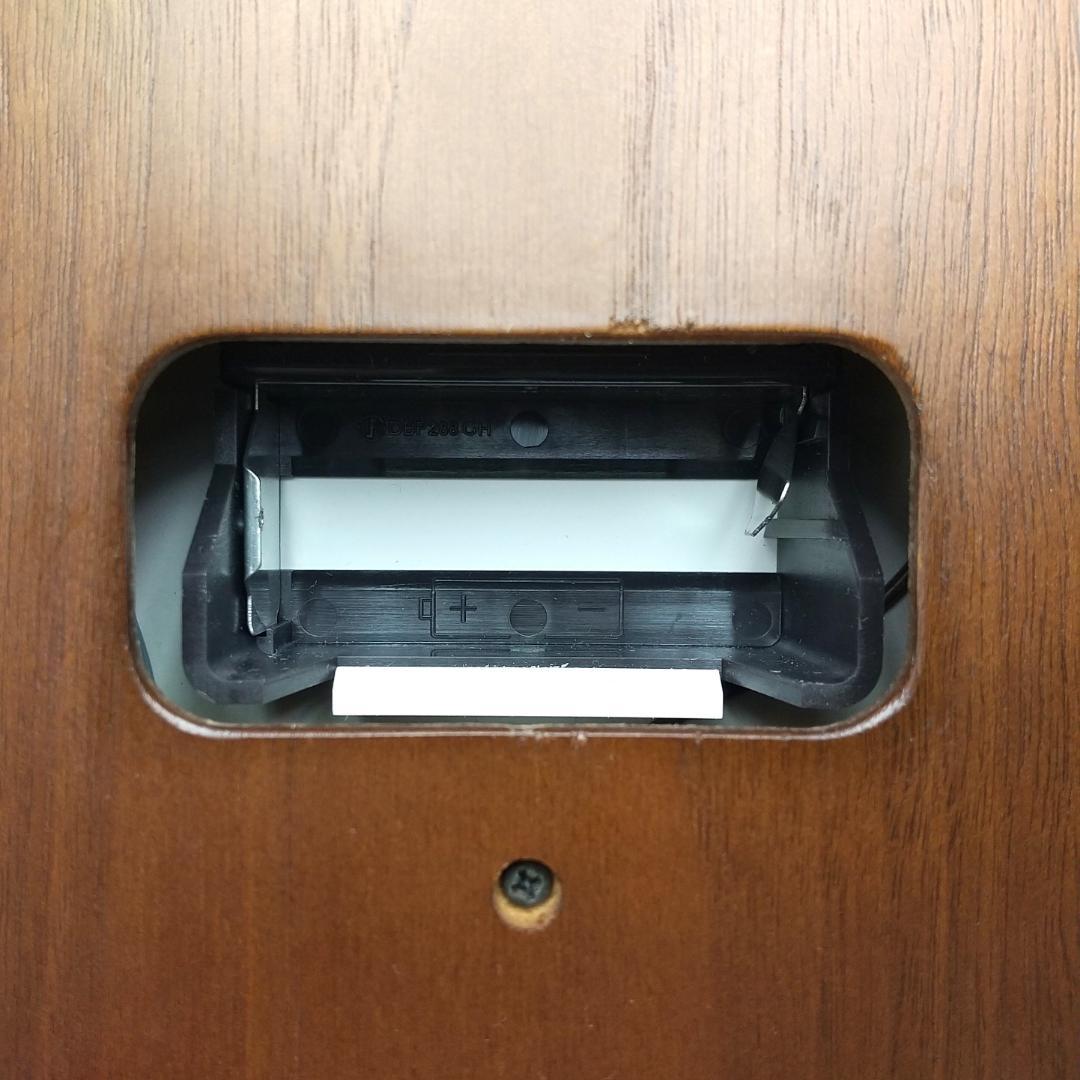 マルマン ユンハンス 電波置時計 木製 ヴィンテージ レア 動作確認済み