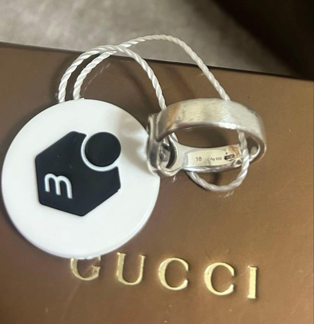GUCCI リング 16号925 あんしん鑑定付き　箱無し簡易梱包になります