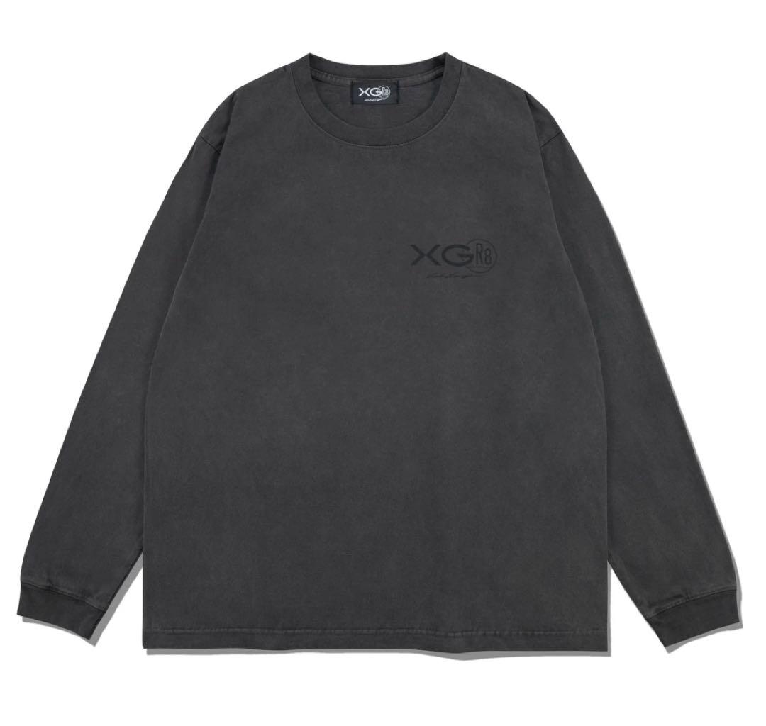 XG GR8 KOSUKE KAWAMURA ロンT ダークグレー　黒　XXL