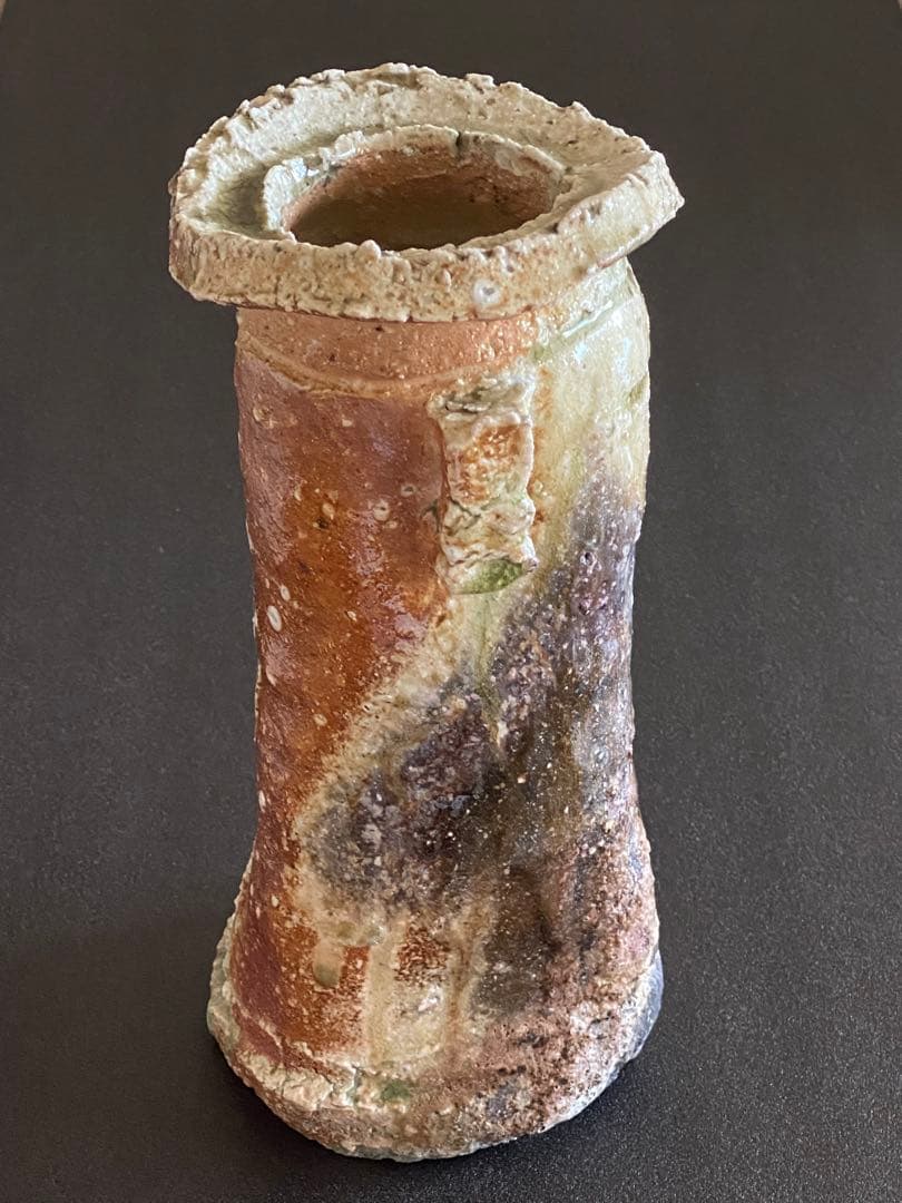 信楽焼　花瓶　花器　花入　井村侊生　N12