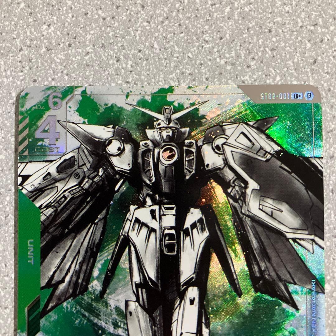 ☆ガンダムカードゲーム☆ウイングガンダム☆パラレル☆未使用☆β版☆
