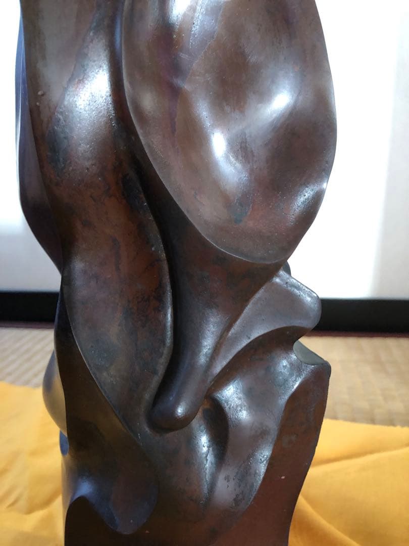 朱銅　満腔　大角勲　氏作　共箱入