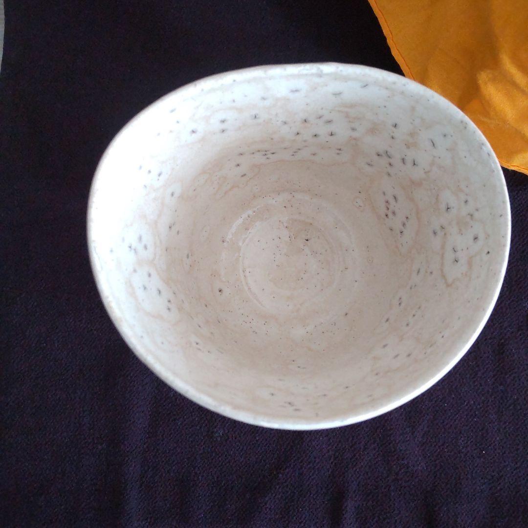 筒茶碗 萩白釉