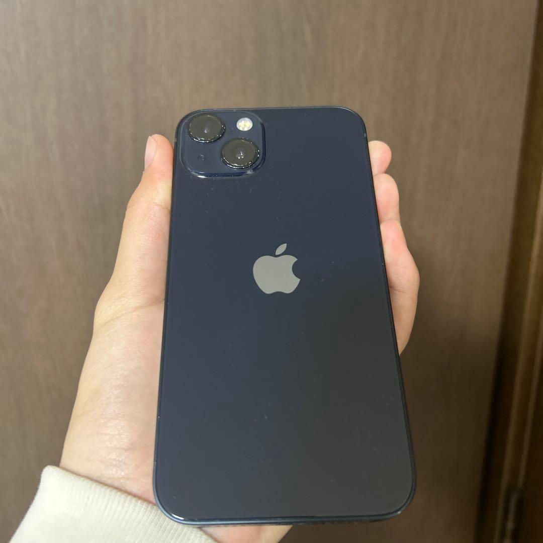 iPhone 13 SIMなし ネイビー 初期化済み 箱無し 縦線あり