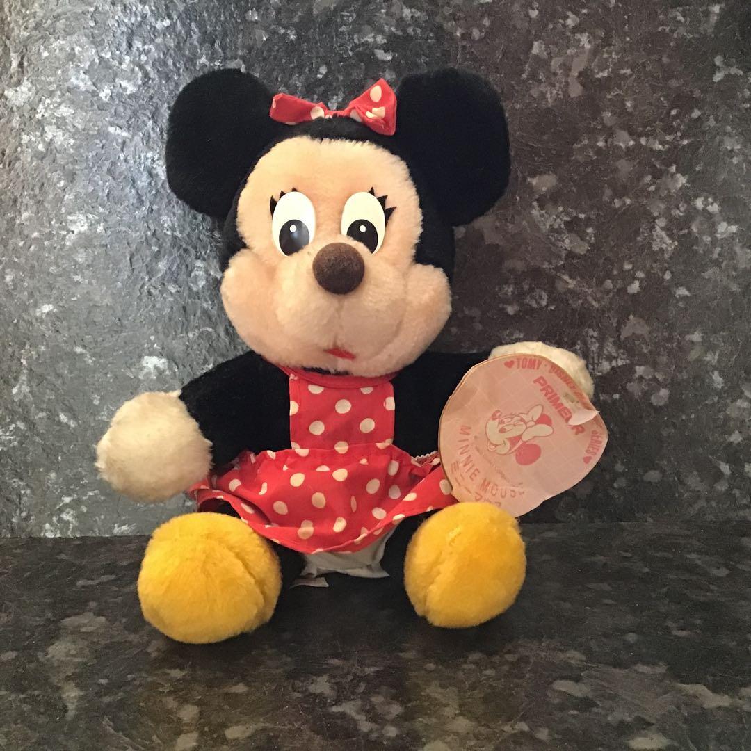 昭和　レトロ　ミッキーマウス　ミニーマウス　ぬいぐるみ