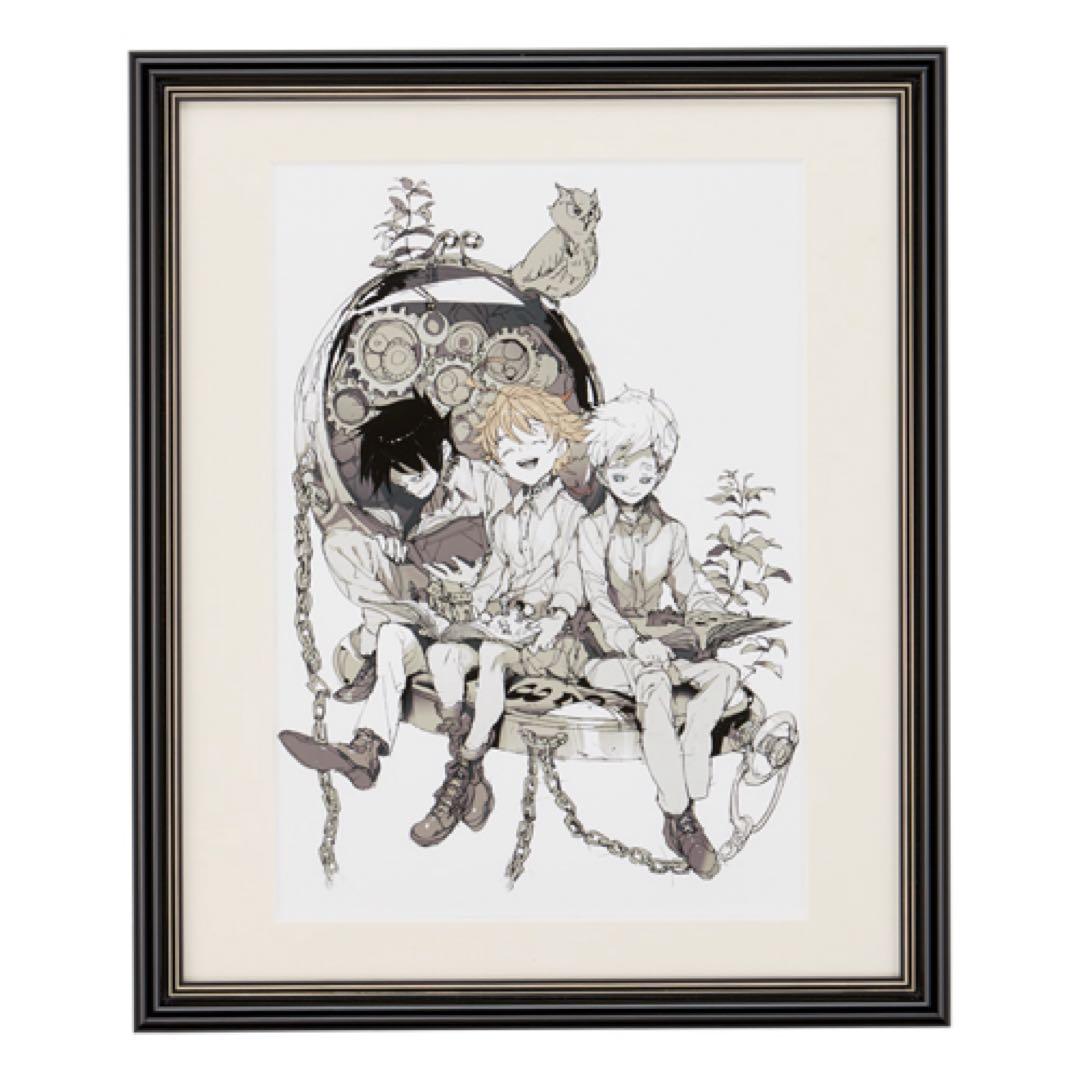 複製原画　約束のネバーランド　完結記念　展示会限定　白井カイウ　出水ぽすか