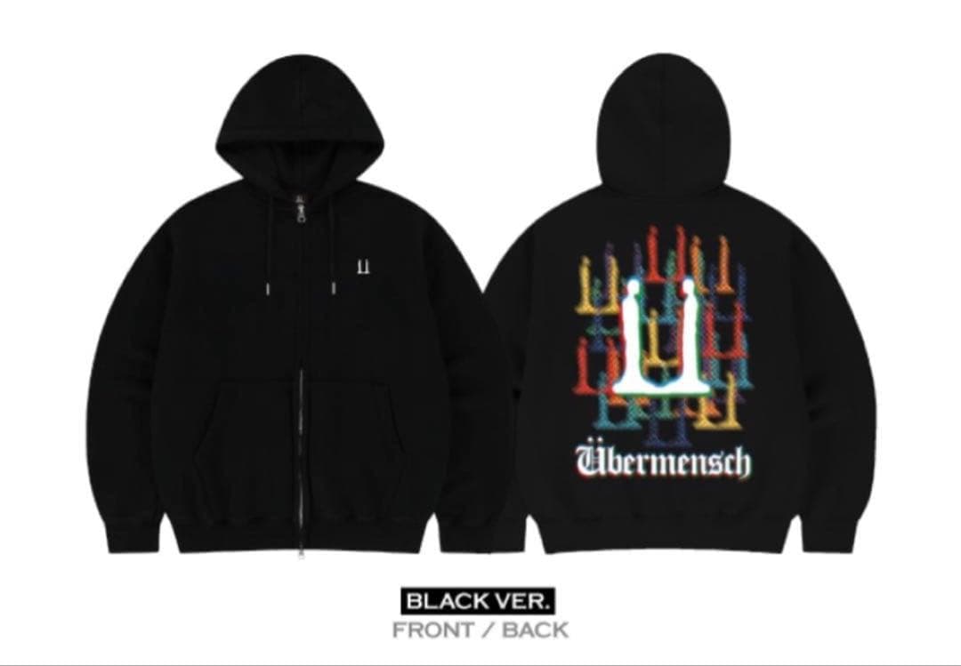 新品未使用 G-DRAGON Übermensch フーディ　黒　完売品