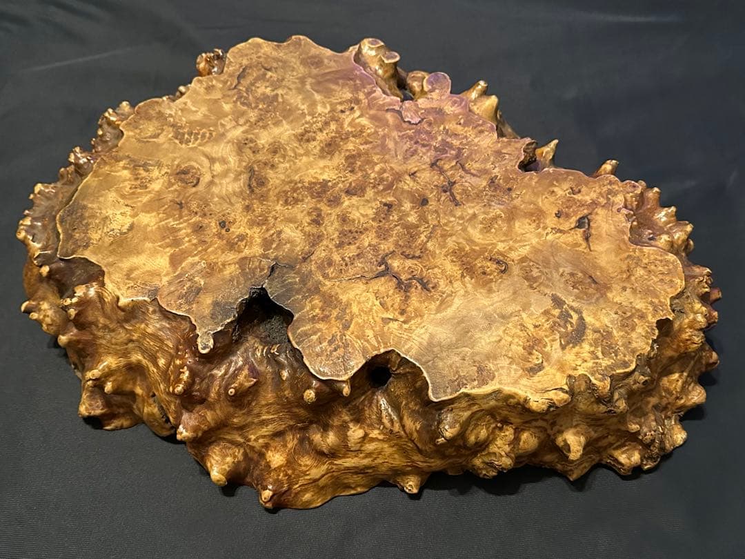 ☆天然木 花梨☆多瘤 一枚板☆花台 華台 置き台 飾り板 敷板