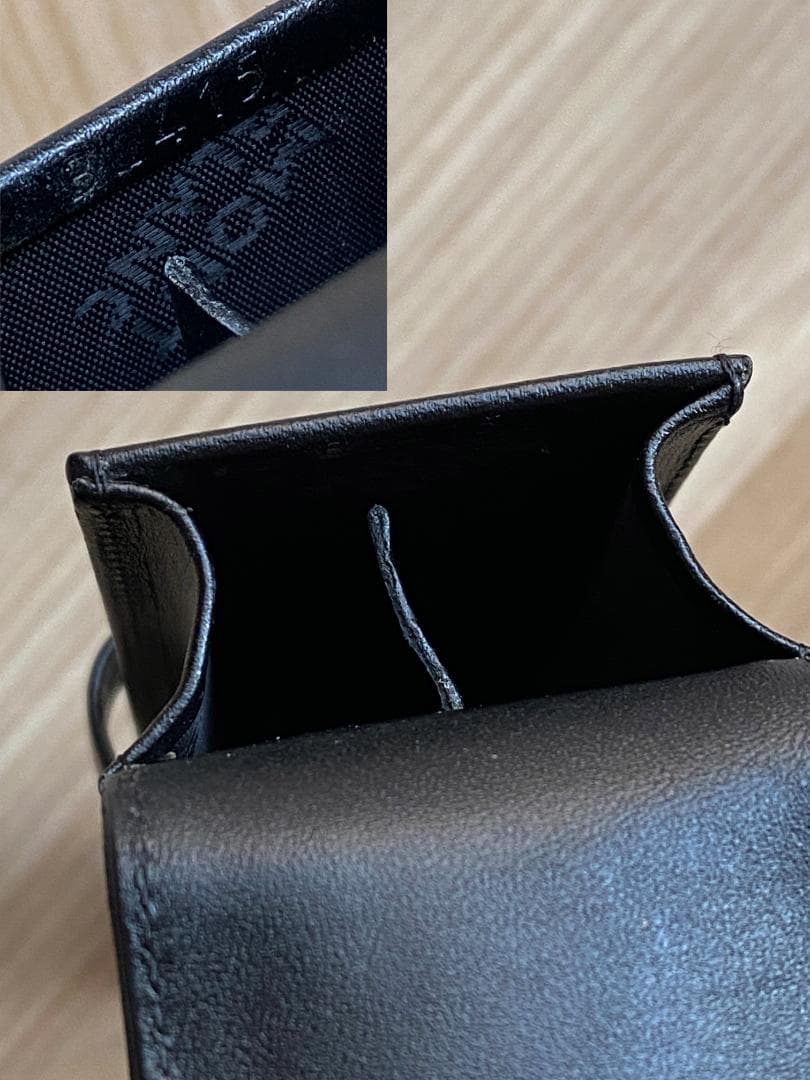 良品 モンブラン シエナ ペンポーチ ペンケース 2本用　レザー 本革 ブラック