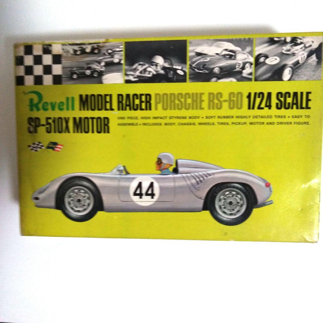 ［レア］60年代レベル1/24ポルシェRS―60　スロットカー組み立てキット