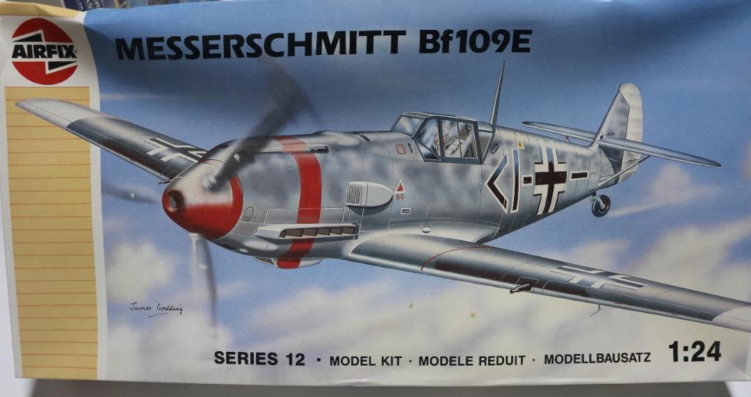ビックスケールAIRFIX製1／２４メッサーシュミットＢｆ１０９E プラ　未組立