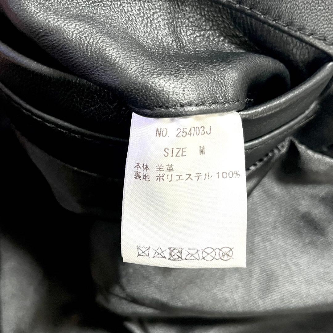 ✨美品✨ジャックローズ レザー ジャケット ライダース 羊革