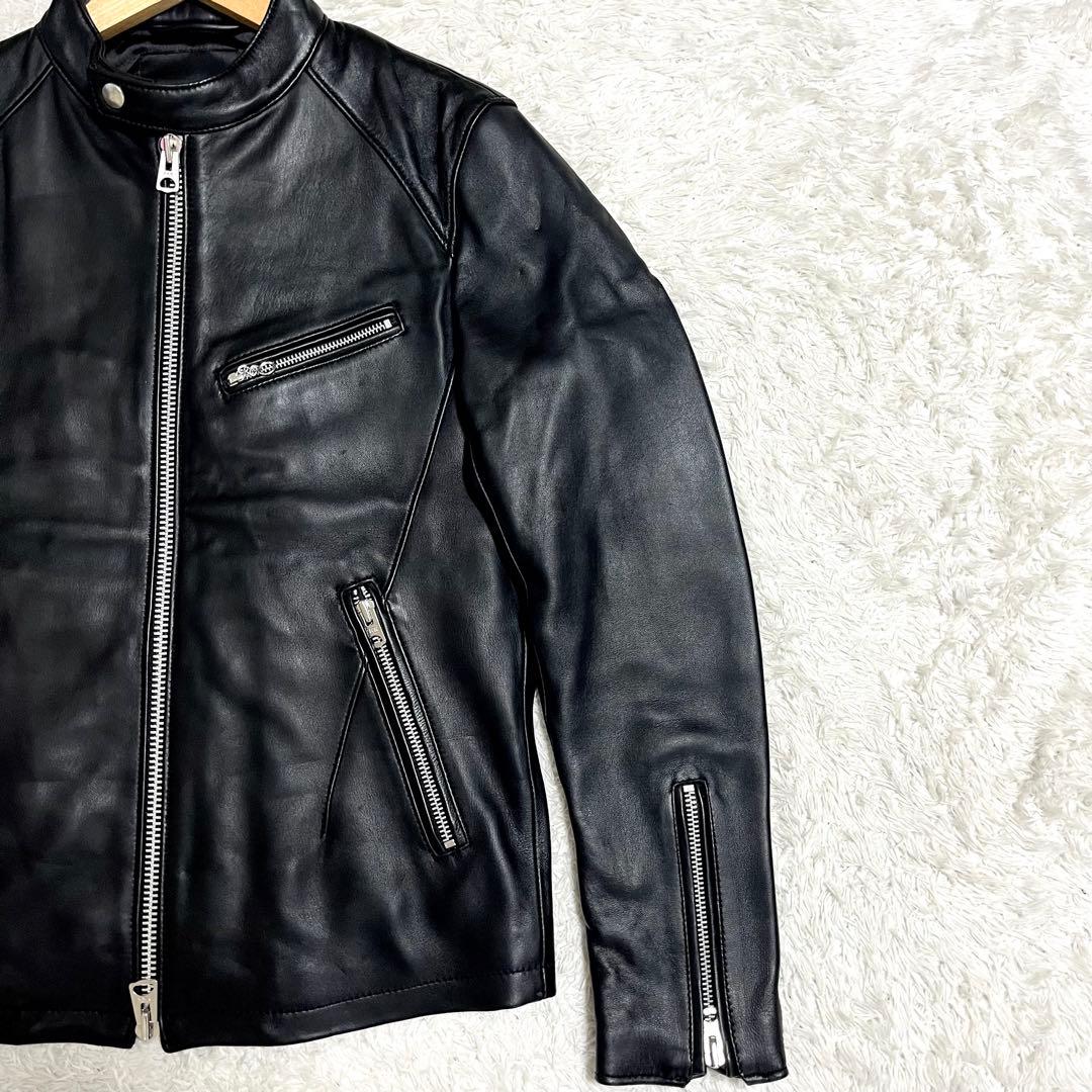 ✨美品✨ジャックローズ レザー ジャケット ライダース 羊革