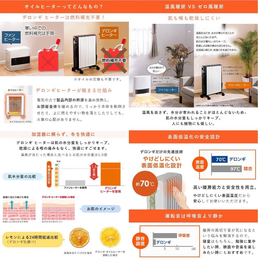 【美品】箱付き　デロンギ　オイルヒーター