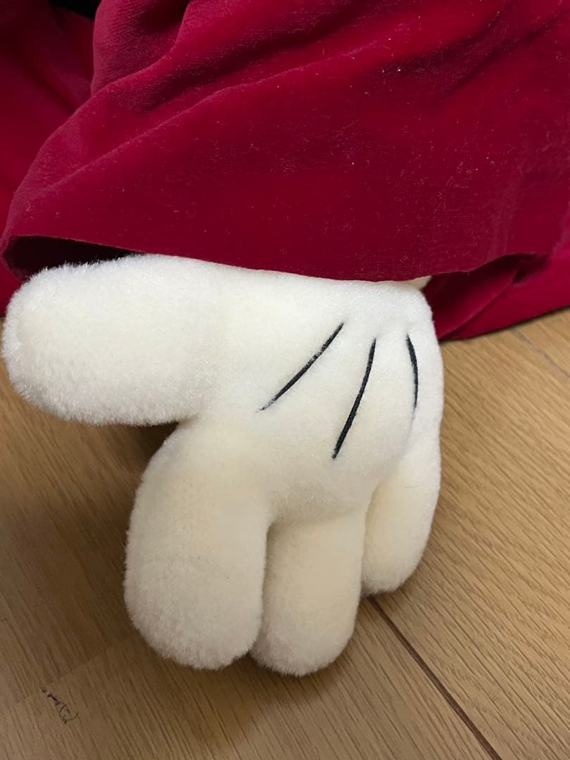 ミッキーマウス ぬいぐるみ 魔法使いの弟子　ファンタジア　大きめ　特大　タグ付き